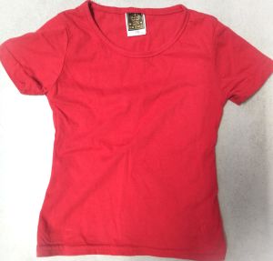 Kids Costumes to Hire - Red T-Shirt - Child - 7-8 Years